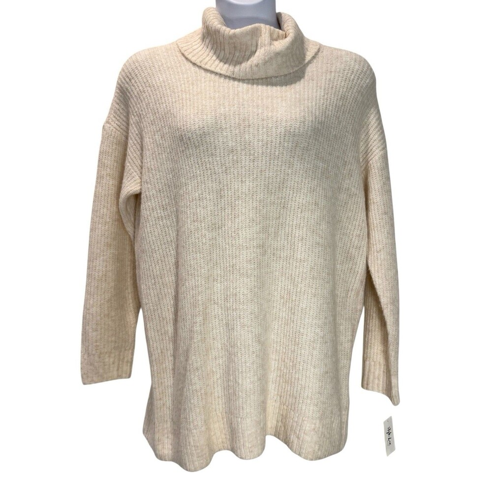 NEW Style & Co Womens Pebble Heather Turtleneck Knit Sweater Pullover 2X Plus